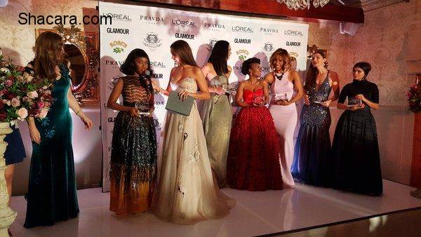 See South Africa’s Stylish Ladies at Glamour Mag’s “Most Glamorous Women of 2016” Awards