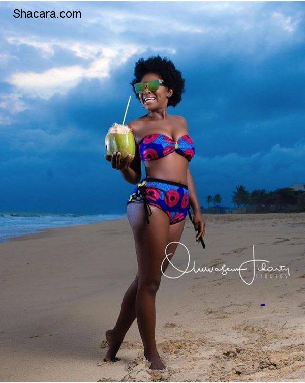 MELANIN POPPING; YVONNE JEGEDE STUNS IN BIRTHDAY PHOTO’S