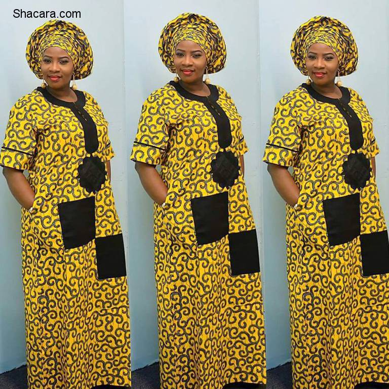 GET THE COMFY FEELING WITH THE ANKARA A-LINE GOWNS