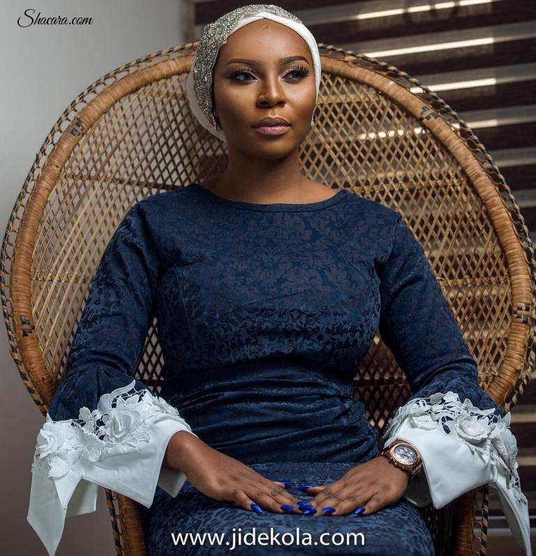 THIS DENIM IRO AND BUBA WORN BY RONKE ADEFALUJO IS GIVING US LIFE