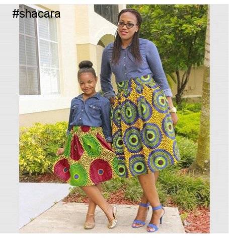 THE ENVIABLE ANKARA STYLES YOU SHOULD STEAL FROM MUM AND DAUGHTER