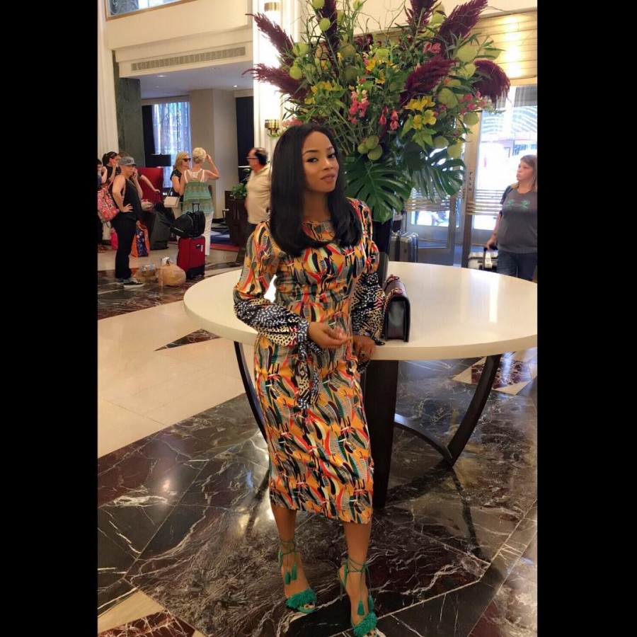 BONANG MATHEBA, TOKE MAKINWA TAKE NEW YORK FASHION WEEK