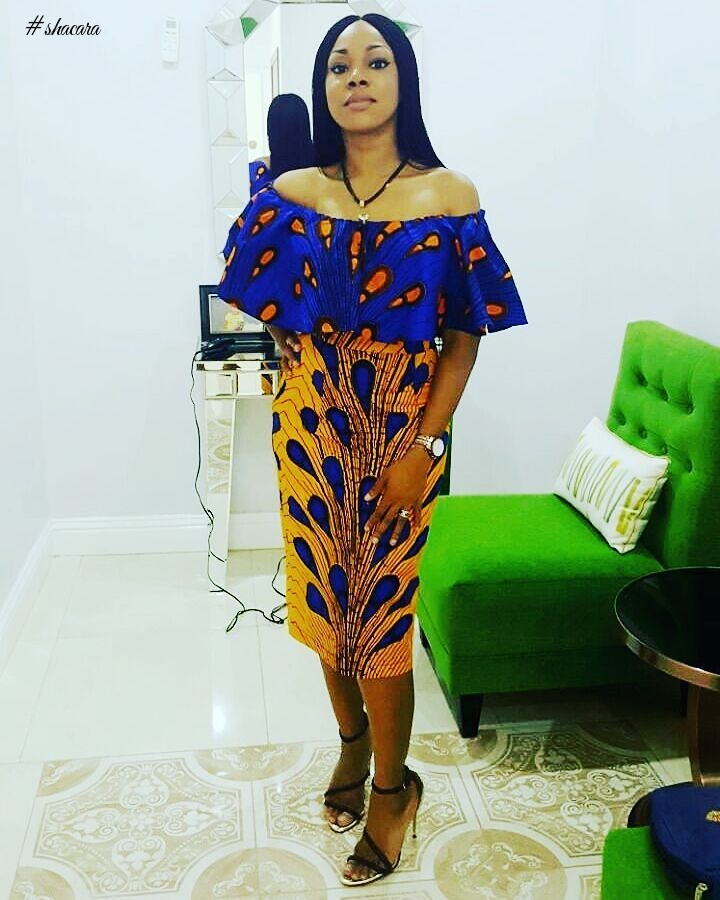 GET WOW THIS WEEKEND WITH THESE STUNNING HEAD TURNING ANKARA STYLES.