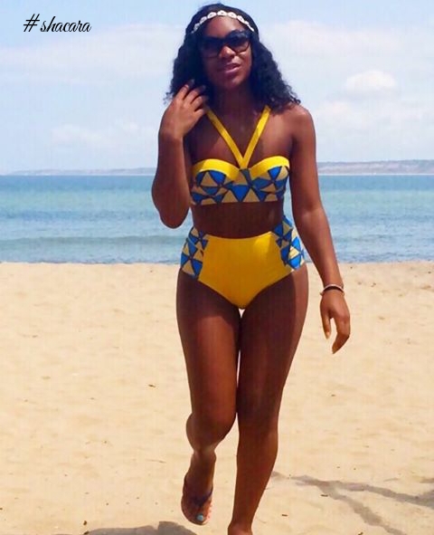 10 Stylish African Print Swim Suits You Can Rock This Summer