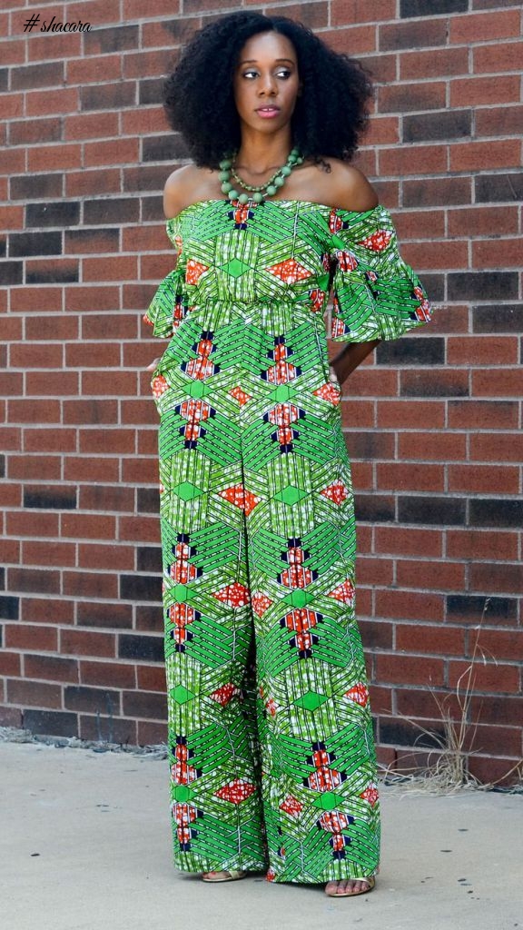 BEAUTIFUL JUMPSUIT ANKARA STYLE FOR THE WEEKEND