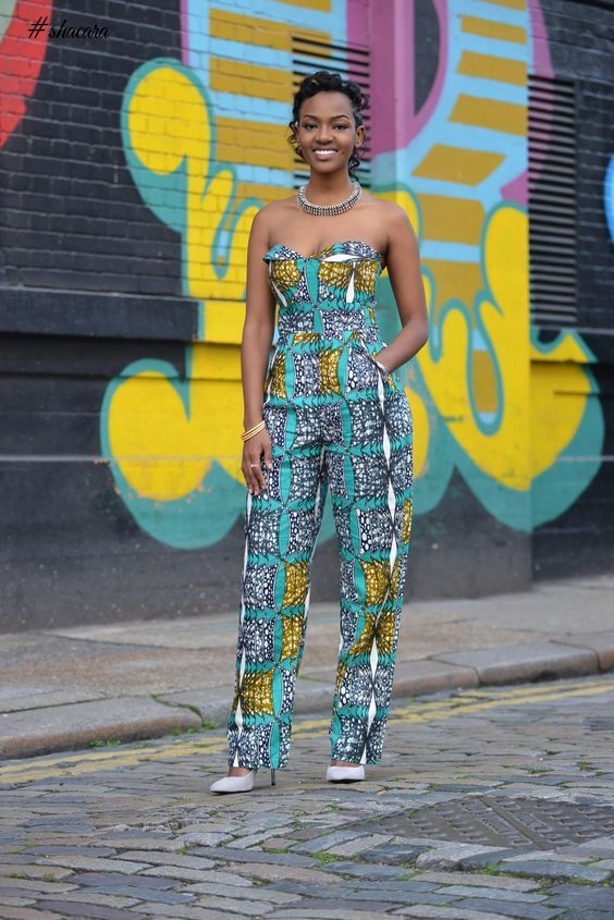 BEAUTIFUL JUMPSUIT ANKARA STYLE FOR THE WEEKEND