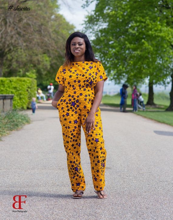 BEAUTIFUL JUMPSUIT ANKARA STYLE FOR THE WEEKEND