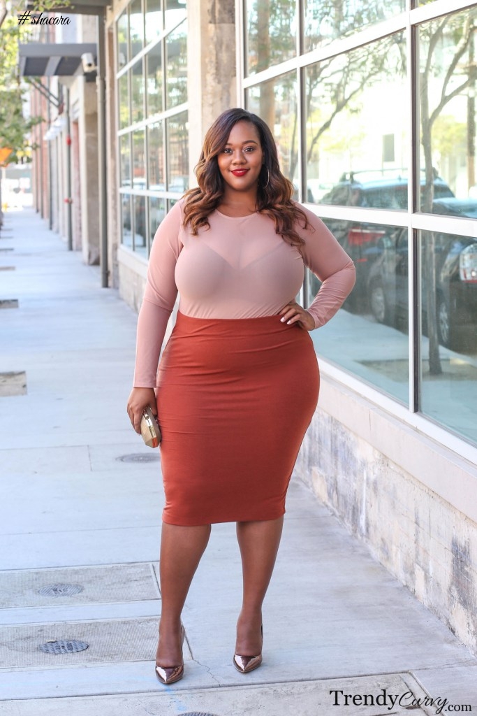 FASHIONABLE BUSINESS CASUAL ATTIRES FOR THE CURVY PLUS SIZE LADIES