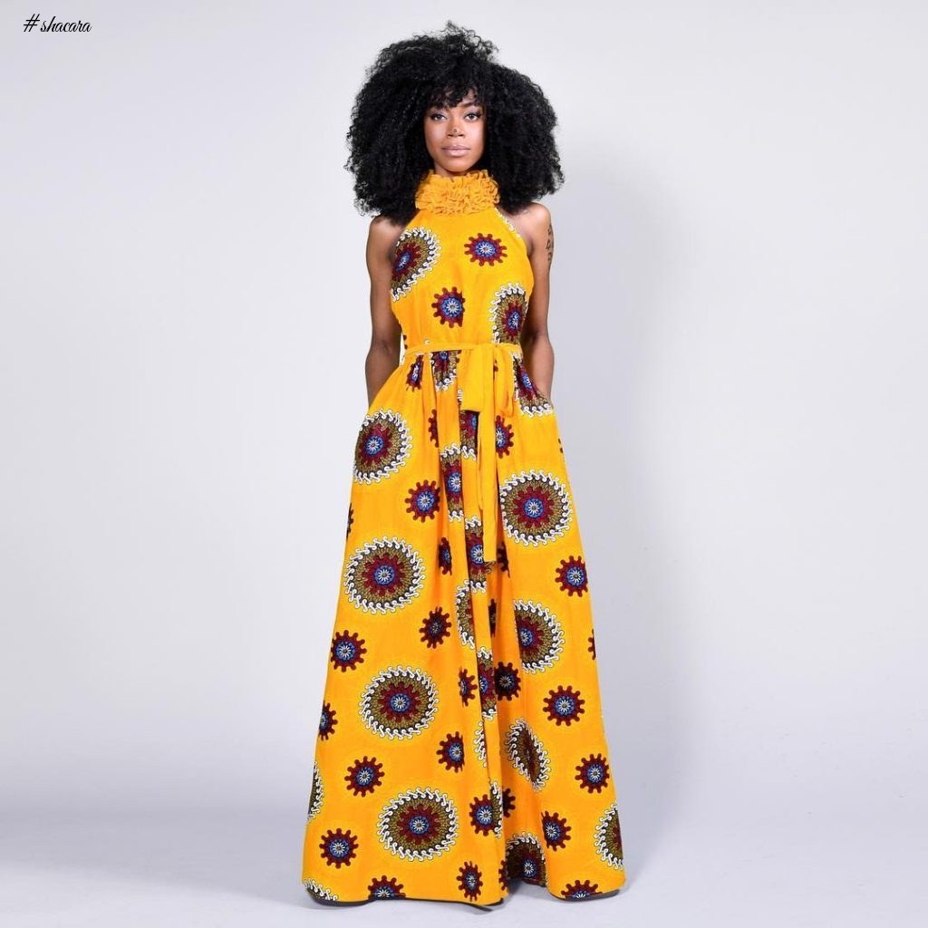 ANKARA STYLES: GOWN