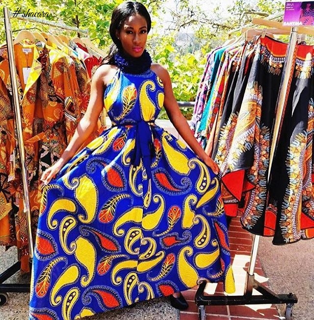 ANKARA STYLES: GOWN