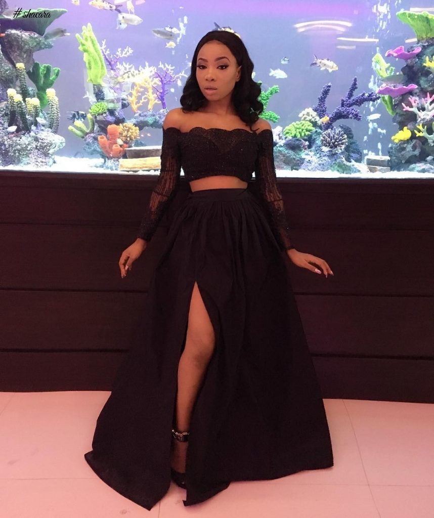 MOCHEDDAH SLAYED IN HER OWN DESIGNS