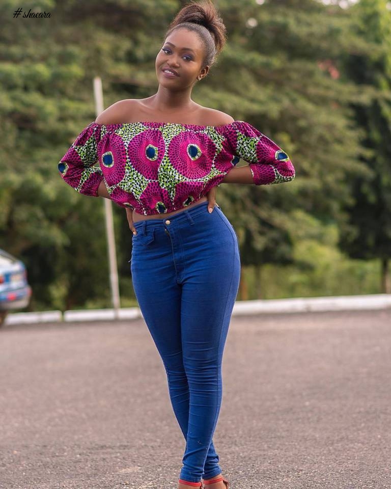 ANKARA AND DENIM MIX, EVERY FASHIONISTAS BEST FRIEND