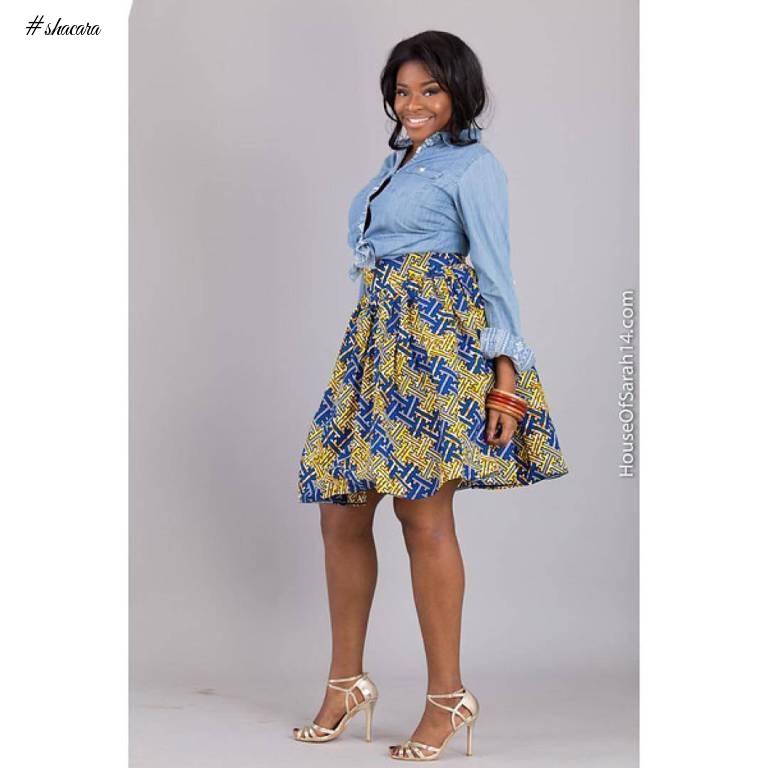 ANKARA AND DENIM MIX, EVERY FASHIONISTAS BEST FRIEND