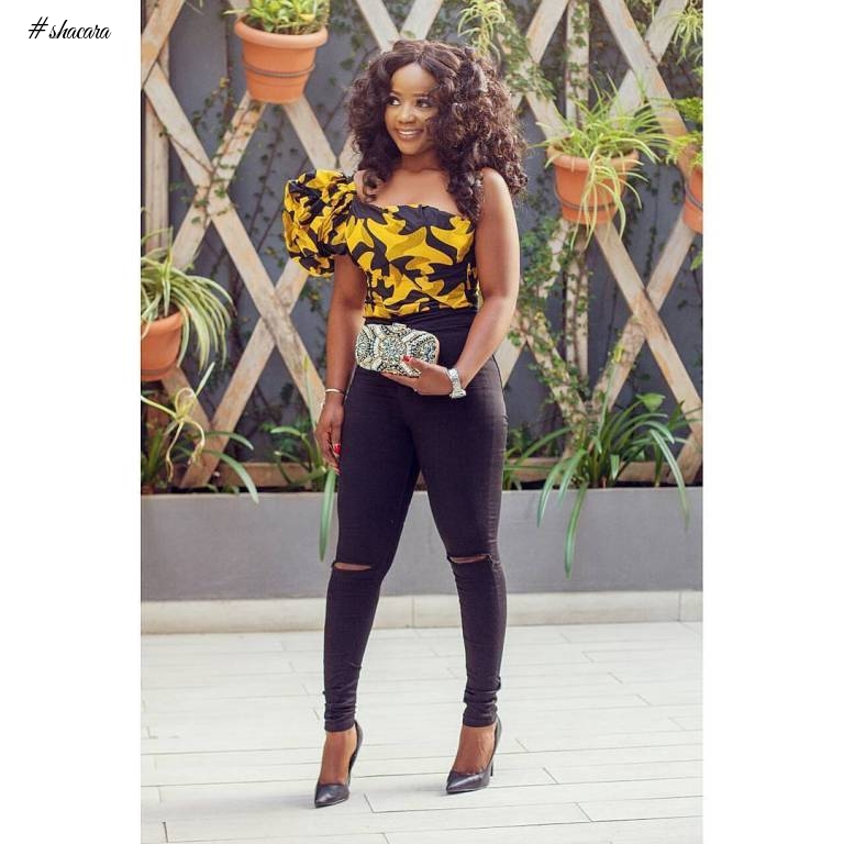 ANKARA AND DENIM MIX, EVERY FASHIONISTAS BEST FRIEND