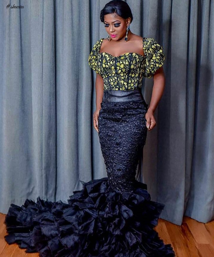 STUNNING CELEBRITY ANKARA STYLE COMBOS