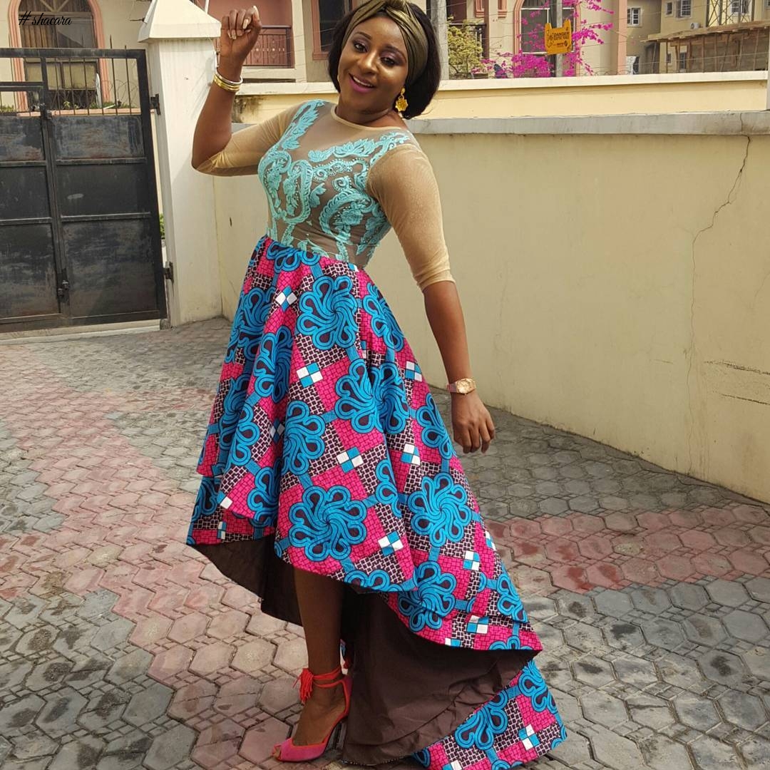 STUNNING CELEBRITY ANKARA STYLE COMBOS