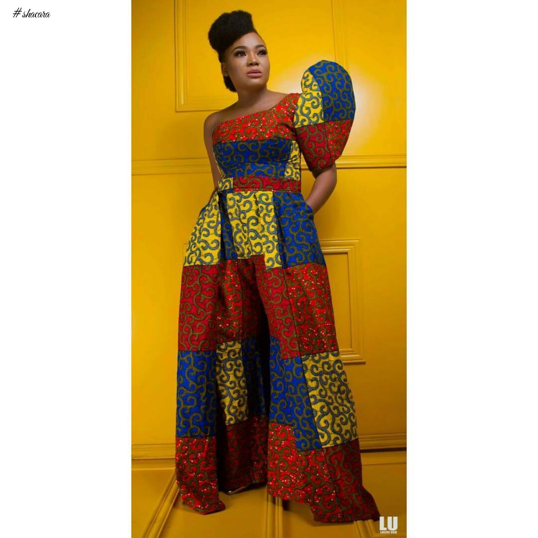 STUNNING CELEBRITY ANKARA STYLE COMBOS