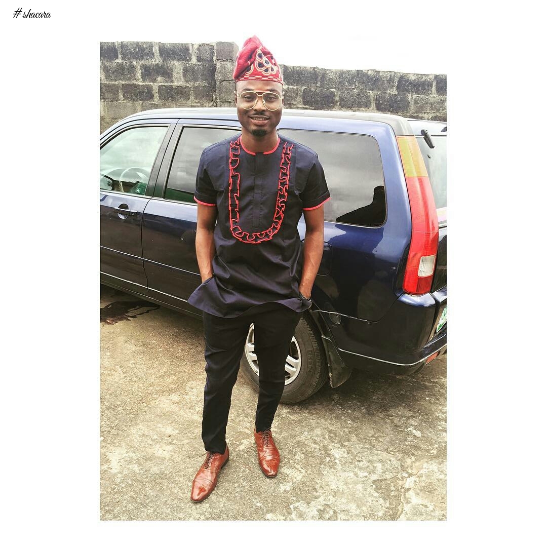 Dapper Nigerian Men’s Traditional Fashion