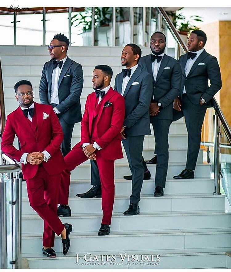 Grooms and Groomsmen Attire: Wedding Suits