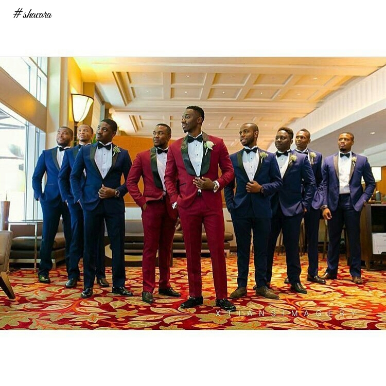 Grooms and Groomsmen Attire: Wedding Suits