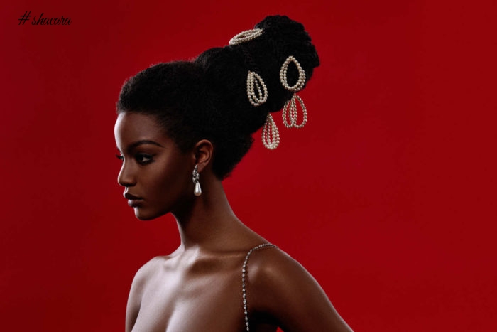 Ebonee Davis by Ricardo Rivera for The Cut as Nina Simone, Iman, Tina Turner, More!