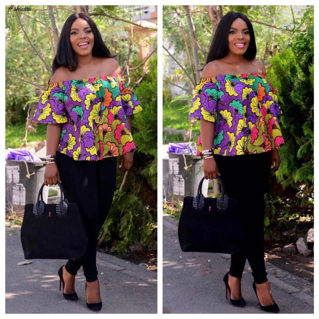 GET YOUR ANKARA GROOVE WITH NOLLYWOOD ACTRESS EMPRESS NJAMAH’S ANKARA STYLE