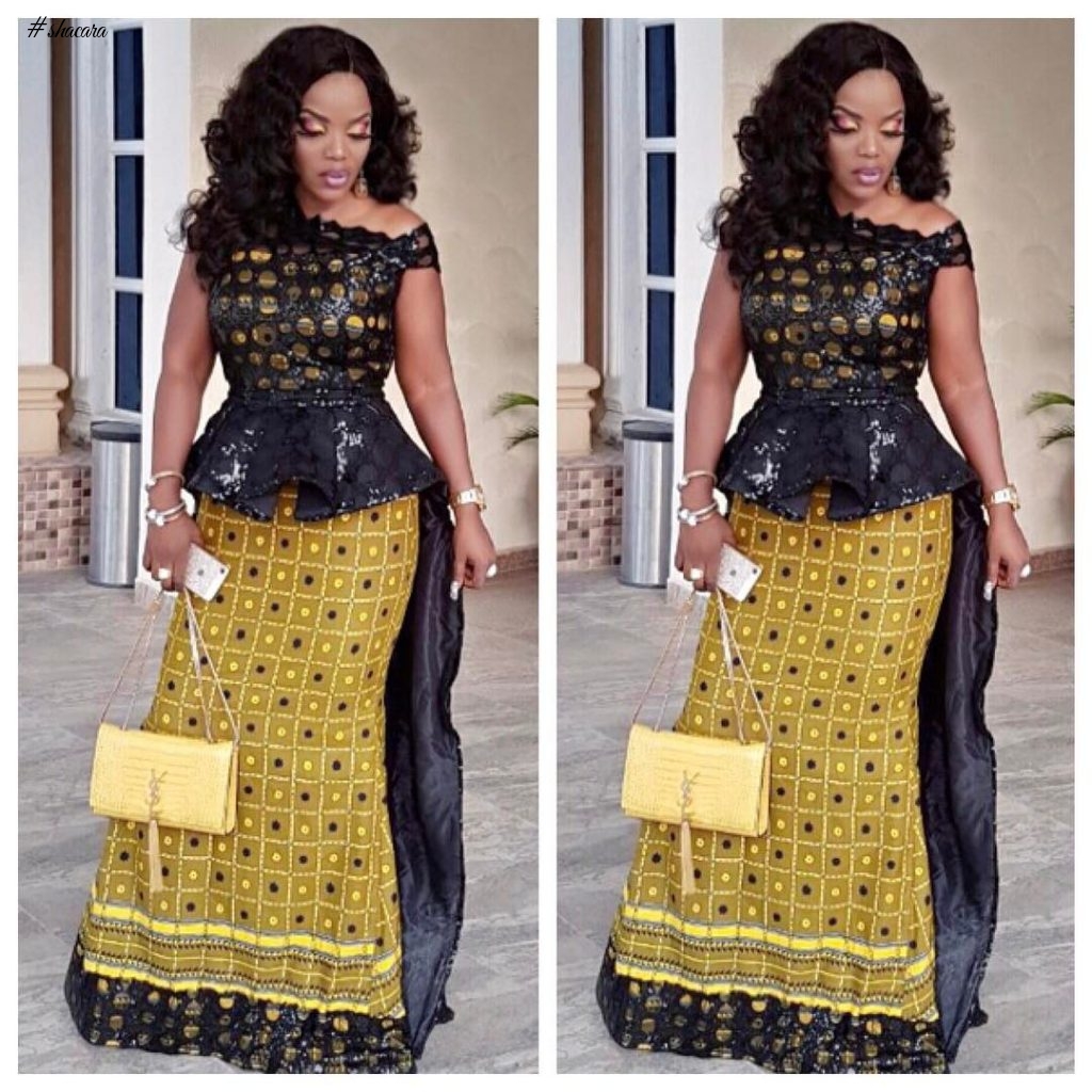 GET YOUR ANKARA GROOVE WITH NOLLYWOOD ACTRESS EMPRESS NJAMAH’S ANKARA STYLE