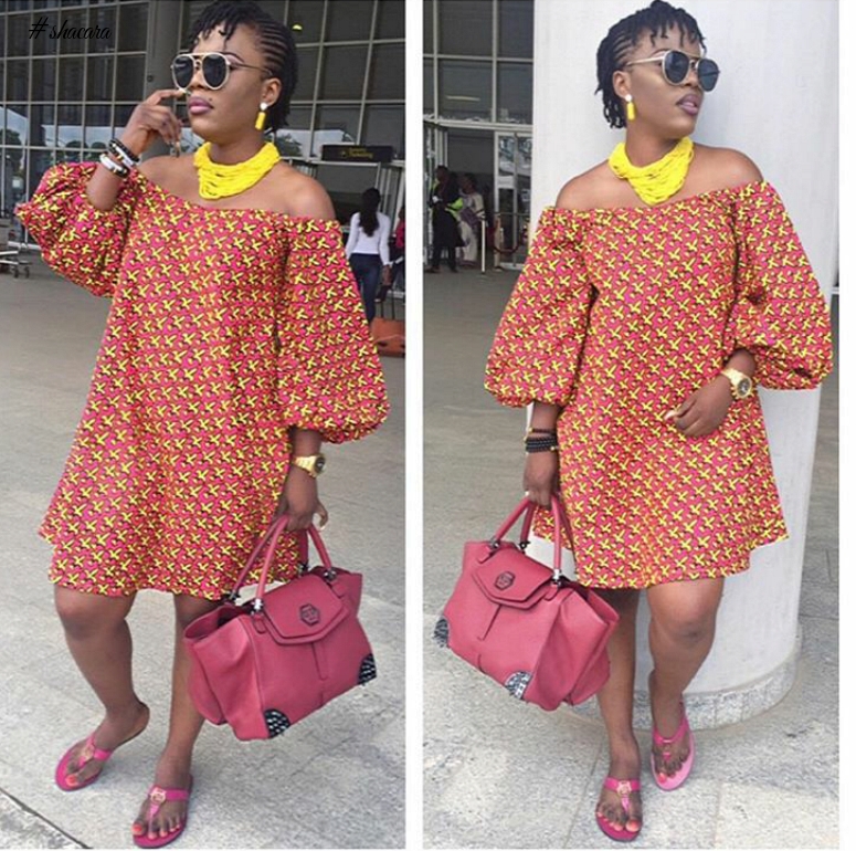 GET YOUR ANKARA GROOVE WITH NOLLYWOOD ACTRESS EMPRESS NJAMAH’S ANKARA STYLE