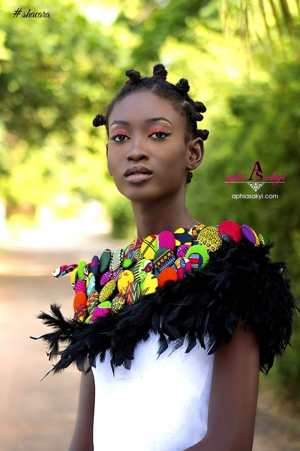 Amazing Necklace Collection Inspired By Ghanaian Queens Feat. Top Model Kukua