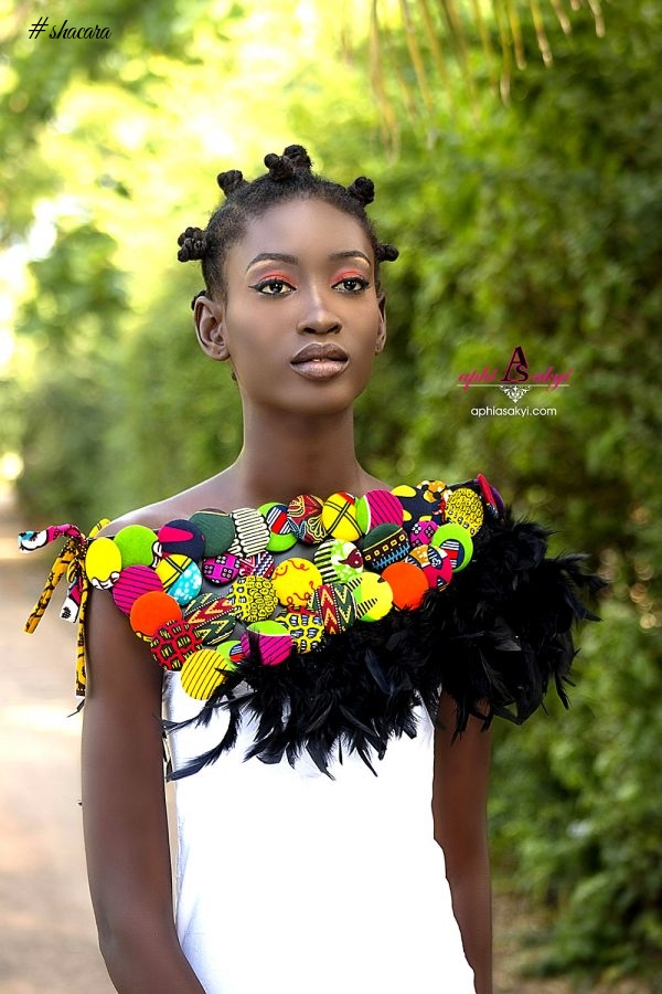 Amazing Necklace Collection Inspired By Ghanaian Queens Feat. Top Model Kukua