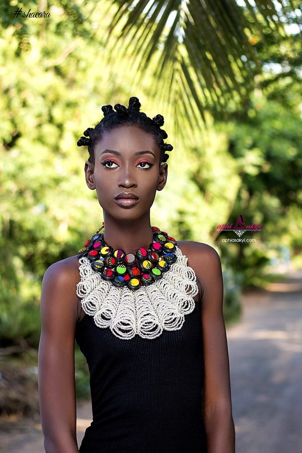 Amazing Necklace Collection Inspired By Ghanaian Queens Feat. Top Model Kukua