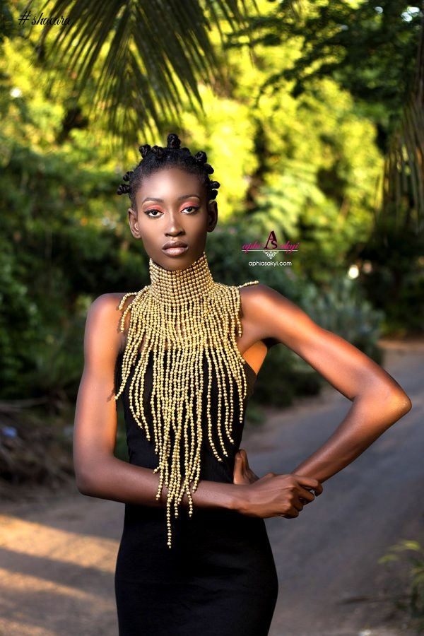 Amazing Necklace Collection Inspired By Ghanaian Queens Feat. Top Model Kukua