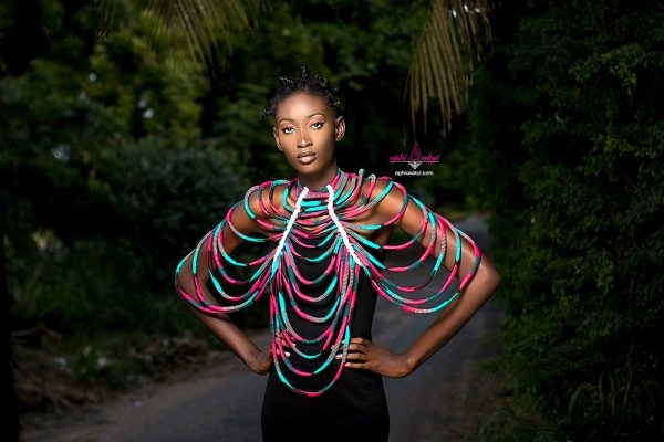 Amazing Necklace Collection Inspired By Ghanaian Queens Feat. Top Model Kukua