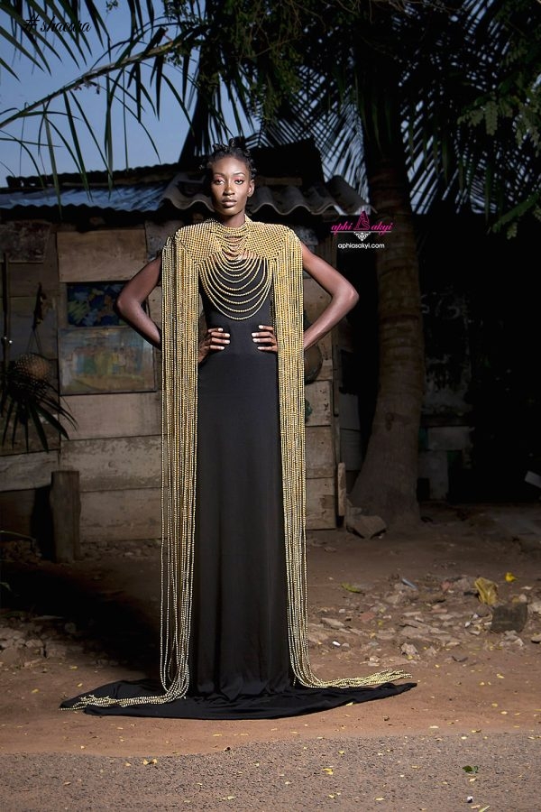 Amazing Necklace Collection Inspired By Ghanaian Queens Feat. Top Model Kukua