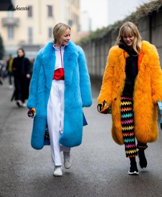 All Fur Streetstyles From Fashion Week Fall 2017