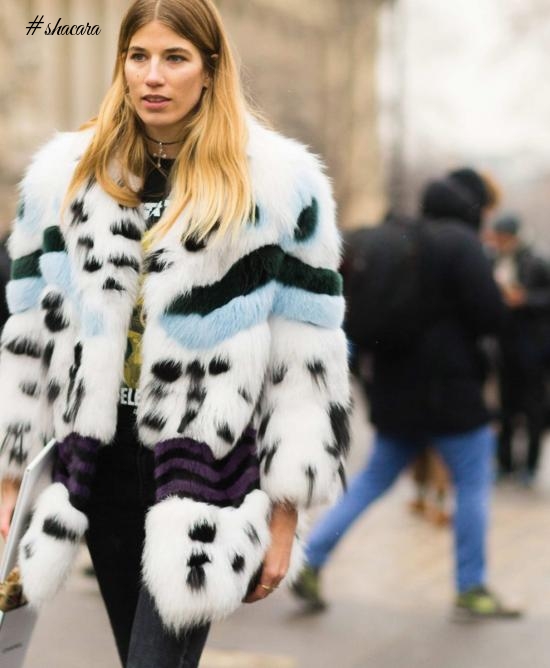 All Fur Streetstyles From Fashion Week Fall 2017