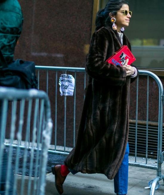 All Fur Streetstyles From Fashion Week Fall 2017