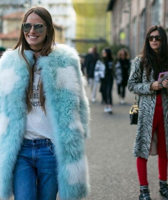 All Fur Streetstyles From Fashion Week Fall 2017