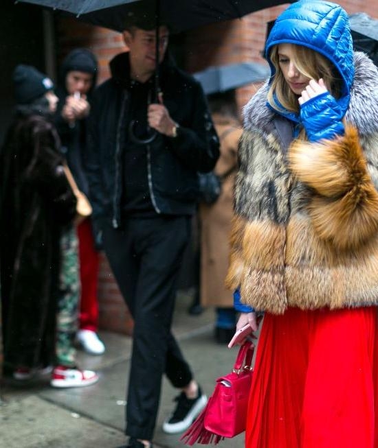 All Fur Streetstyles From Fashion Week Fall 2017