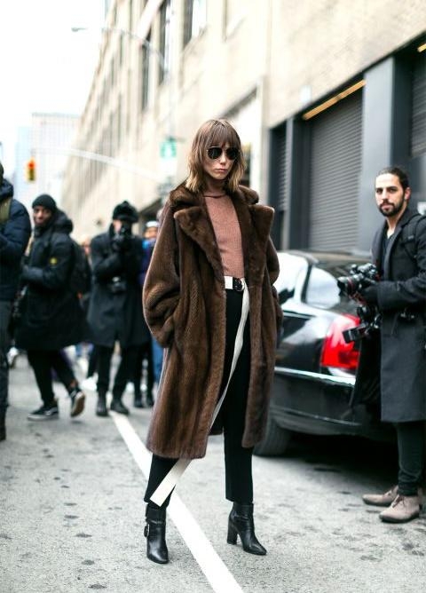 All Fur Streetstyles From Fashion Week Fall 2017