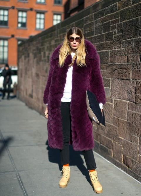 All Fur Streetstyles From Fashion Week Fall 2017