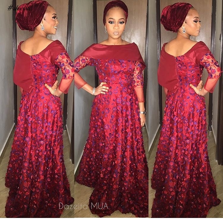 ASO EBI STYLES FAB FOR THE WEEKEND OWAMBE PARTY