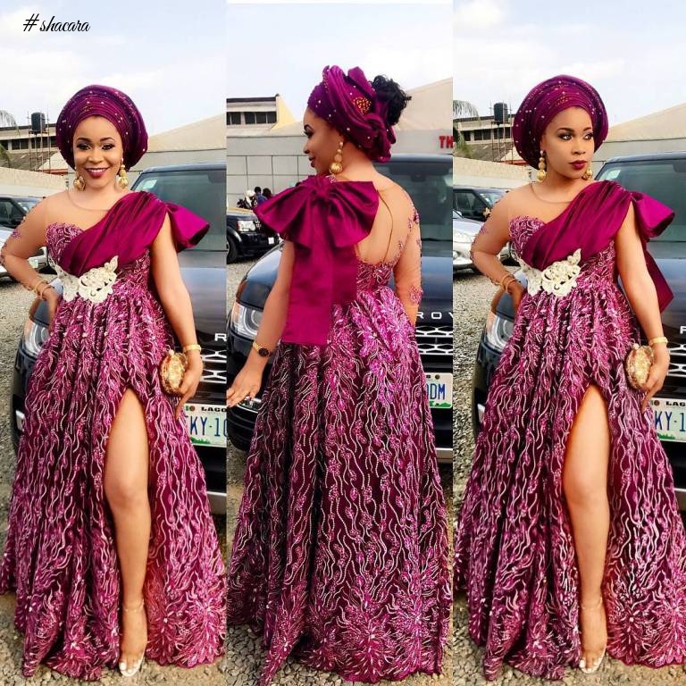 THESE FAB ASO EBI STYLES WE SAW OVER THE WEEKEND GOT OUR 100% APPROVAL