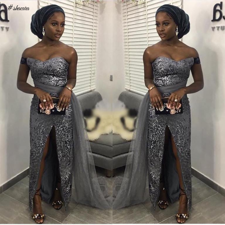 BEAUTIFUL ASOEBI STYLES FROM TOKE MAKINWA’S SISTER’S WEDDING