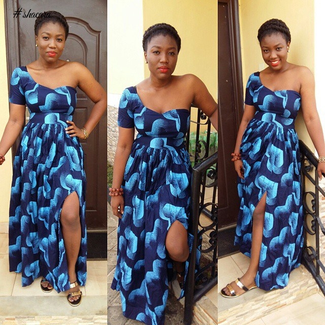 TRY A MONO-STRAP DRESS FOR YOUR NEXT ASO EBI SHOW STOPPER STYLE