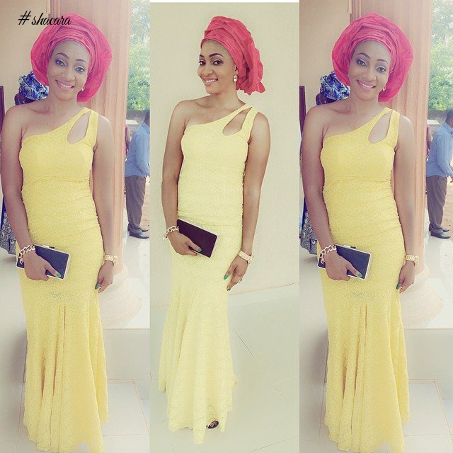 TRY A MONO-STRAP DRESS FOR YOUR NEXT ASO EBI SHOW STOPPER STYLE