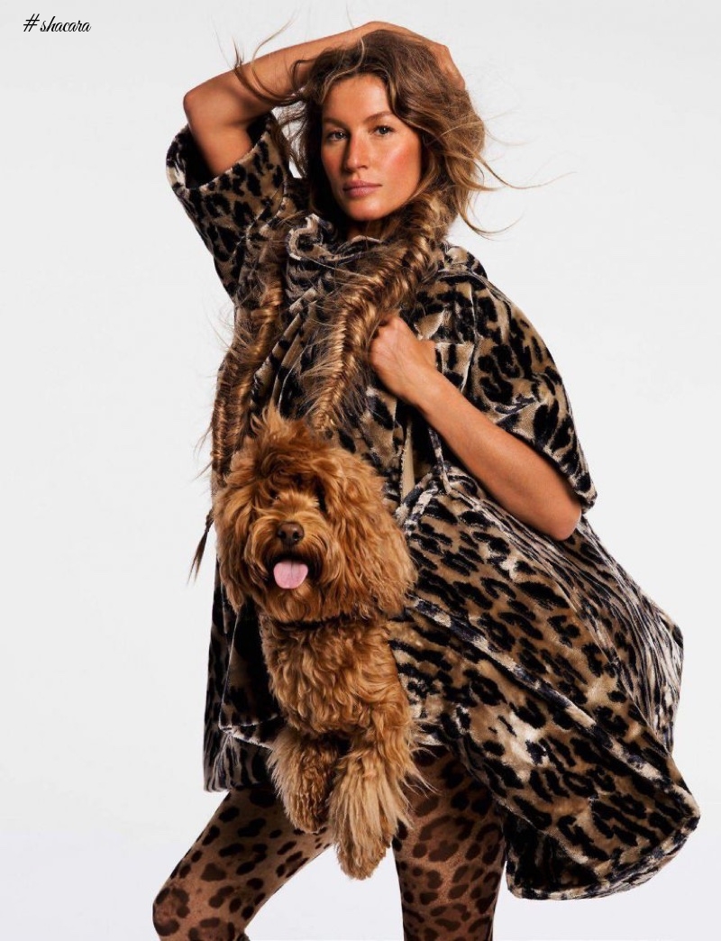 Hot Shots! Supermodel Gisele Bundchen Looks Glam in Faux Fur for Vogue Paris