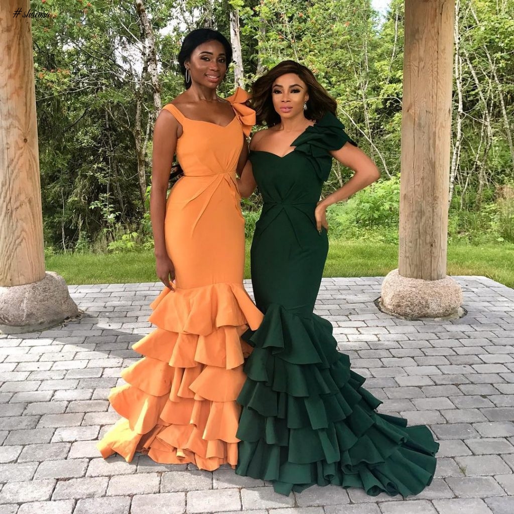 TOKE MAKINWA IS BLAZING HOT AT SISTER’S WEDDING