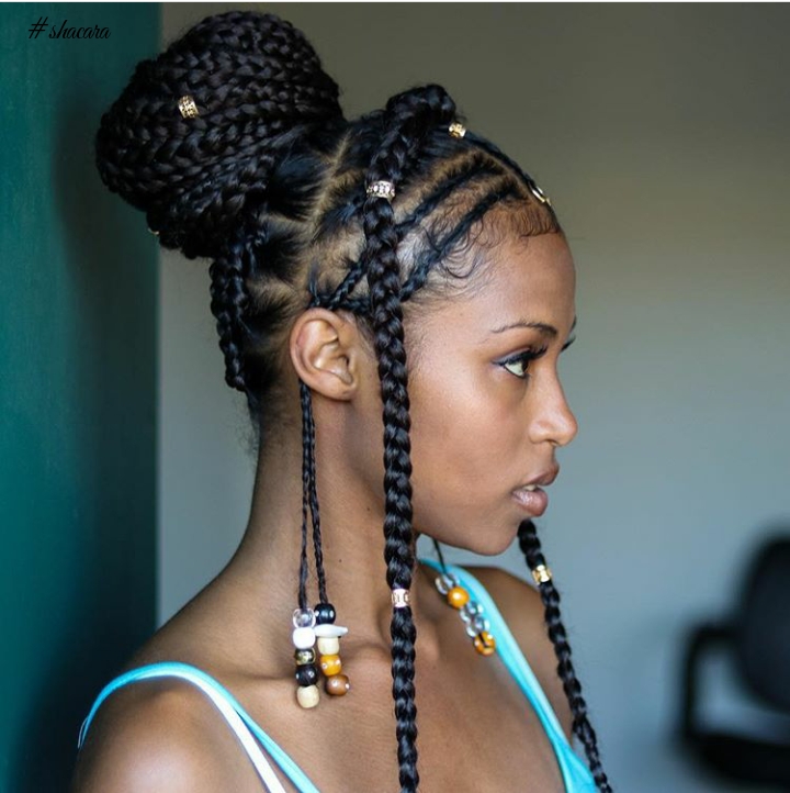 Looking For Awesome Ways To Slay Your Braids? Hair&Beauty Youtuber Kersti Pitre Has All The Styles