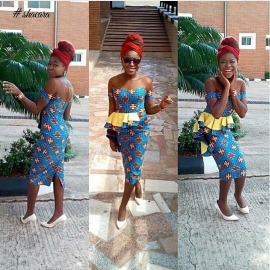 CHECK OUT THESE CUTE AND TRENDY ANKARA STYLES